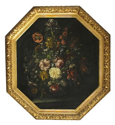 Appraisal: Follower of Jean Baptiste Monnoyer Summer flowers in a glass