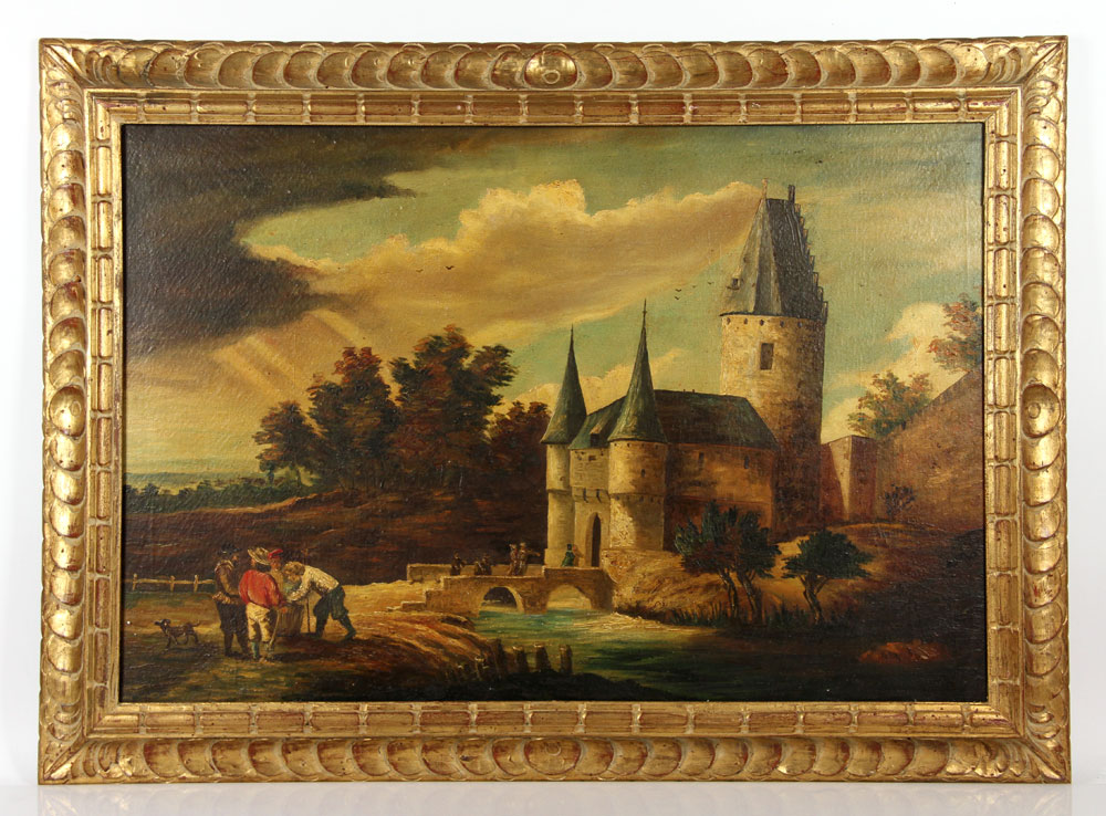 Appraisal: - th th C German School Landscape O C Late