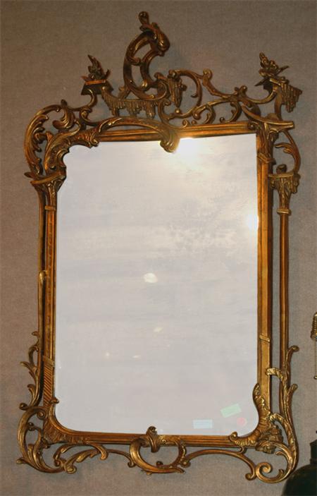 Appraisal: George III Style Gilt-Wood Mirror Estimate -