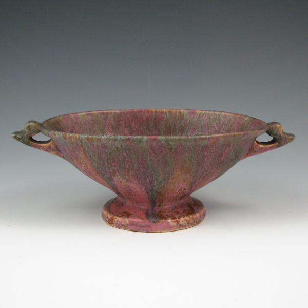 Appraisal: Roseville Carnelian II - bowl Marked with blue Rv ink