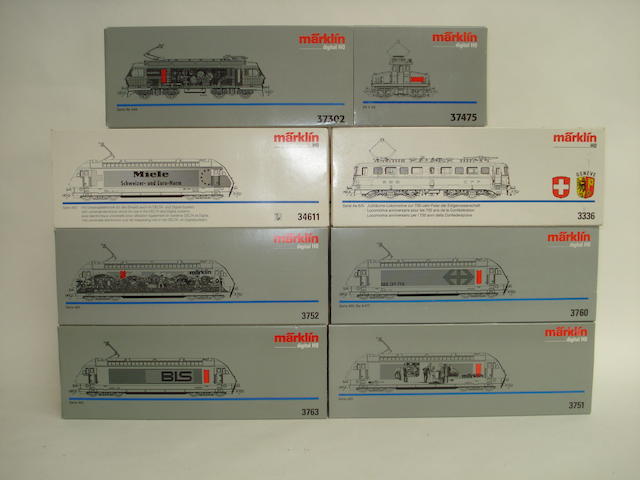 Appraisal: Marklin Digital HO gauge Diesel Electric locomotives Four series SBB