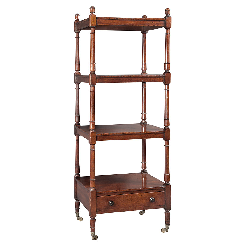 Appraisal: George IV Mahogany Etagere First quarter of the th century