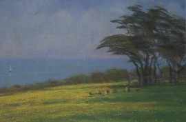 Appraisal: Morris E Cohen - Elwood Looking Across the Bay The