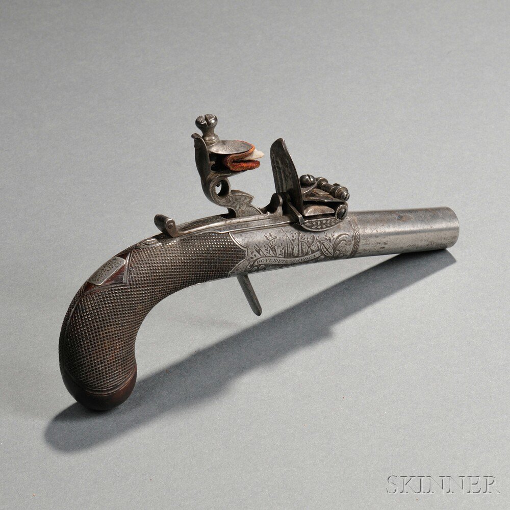 Appraisal: Manton Boxlock Flintlock Pistol c late th early th century