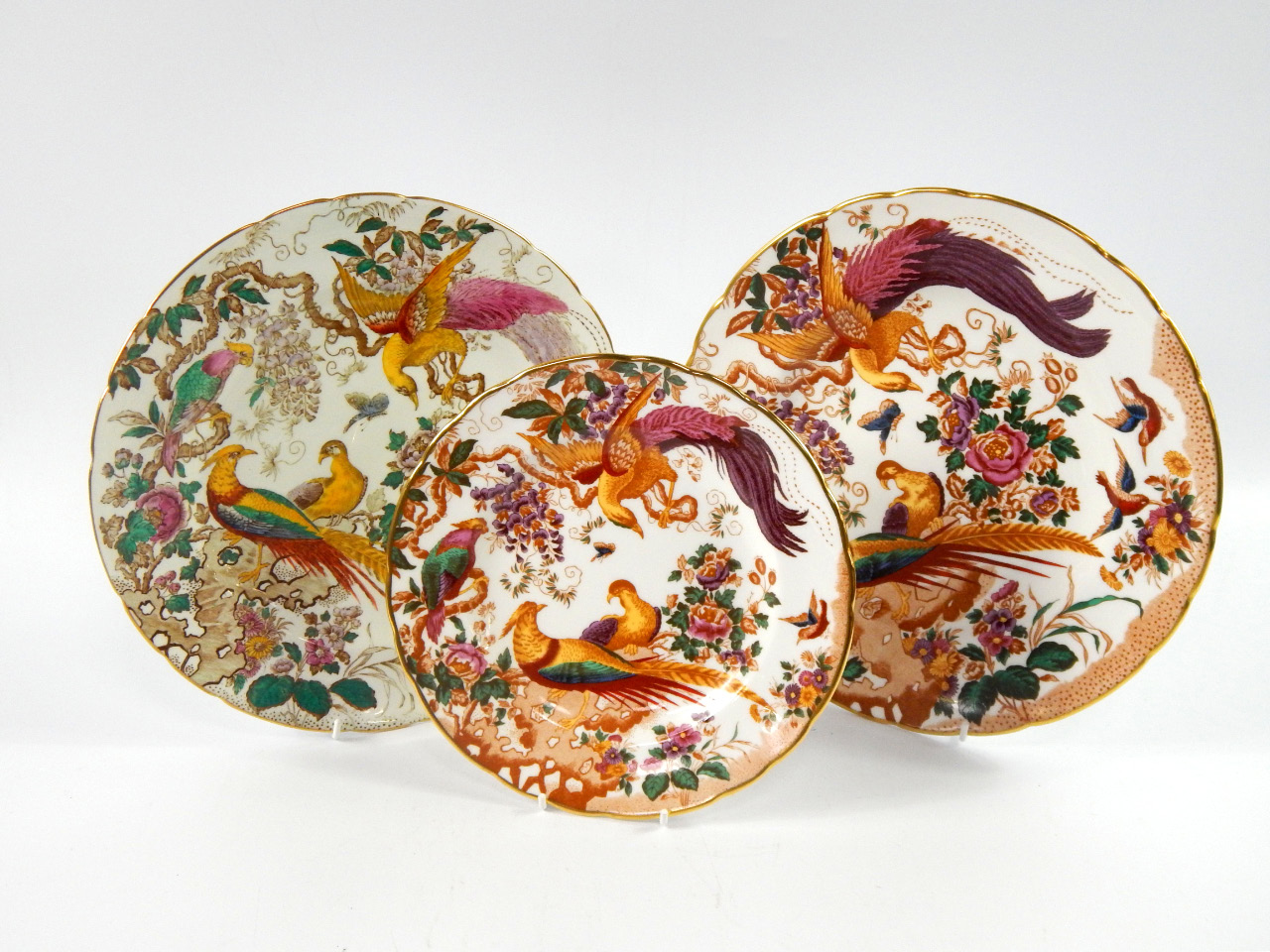 Appraisal: A group of Royal Crown Derby decorated in the Olde