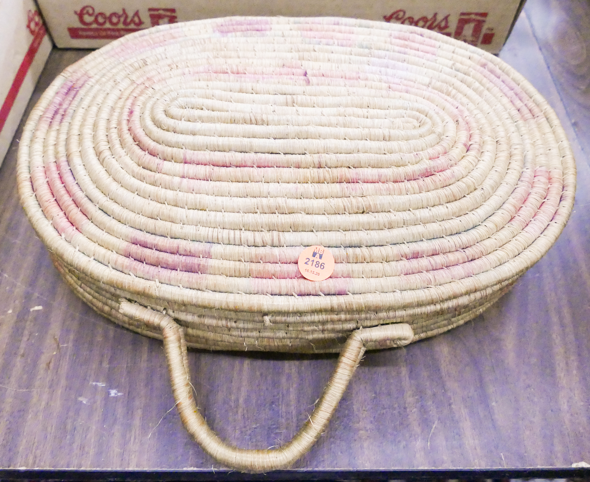 Appraisal: Alaska Indian Basket Bag- ''