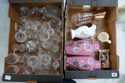 Appraisal: A mixed collection of glassware items to include whiskey glasses