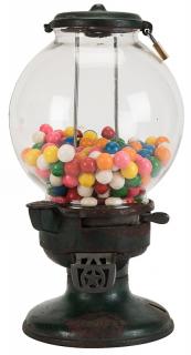 Appraisal: Columbus Vending Co Cent Model A Gumball Vendor On Stand