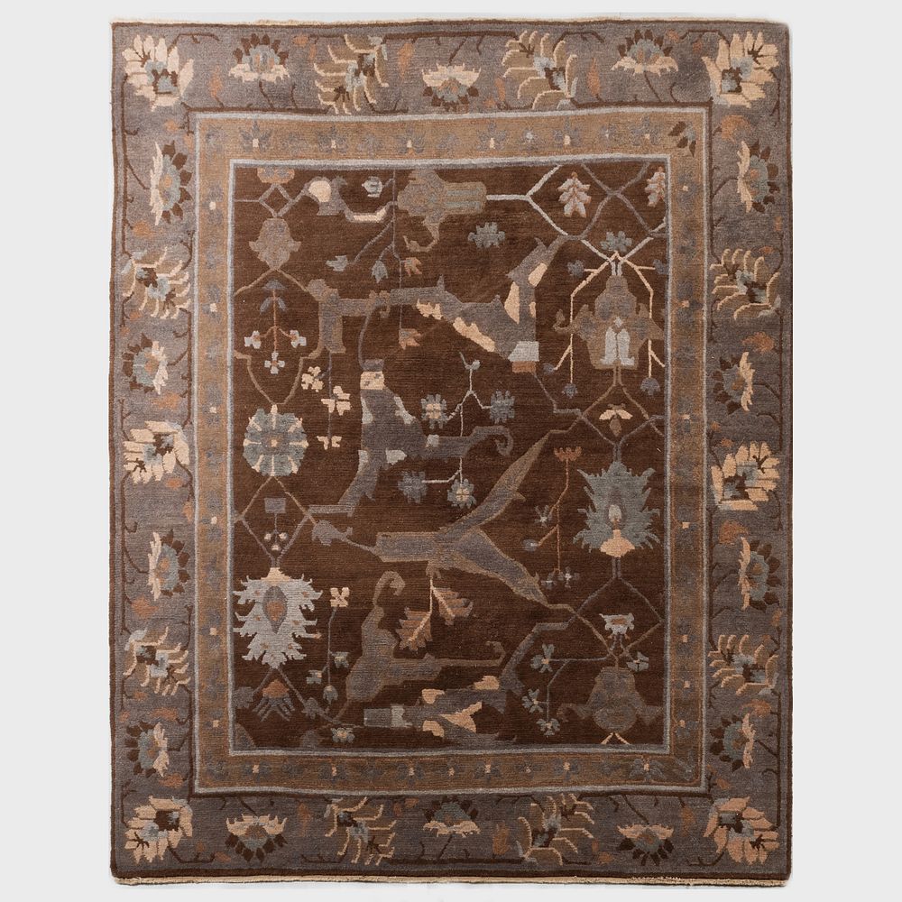 Appraisal: Tibetan Style Carpet of Recent Manufacture ft in x ft