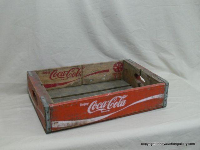 Appraisal: Coca-Cola Wooden Delivery Crate with Enjoy Coca-Cola label and a