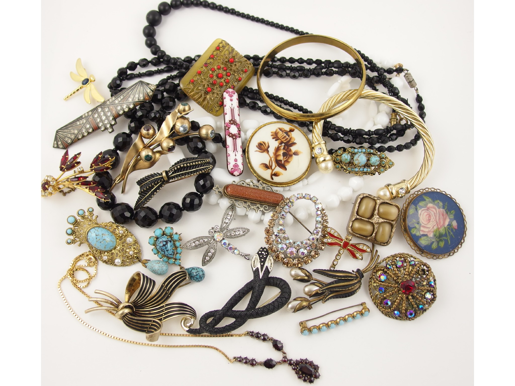 Appraisal: A collection of vintage costume jewellery to include Michaela Frey