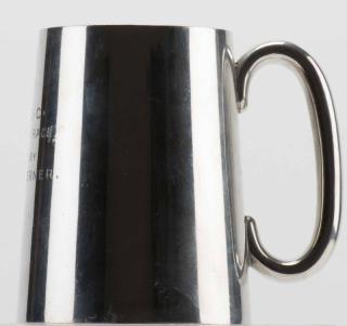 Appraisal: Vernon Dai Dai Vernon Relay Race Silver Trophy Silver tankard