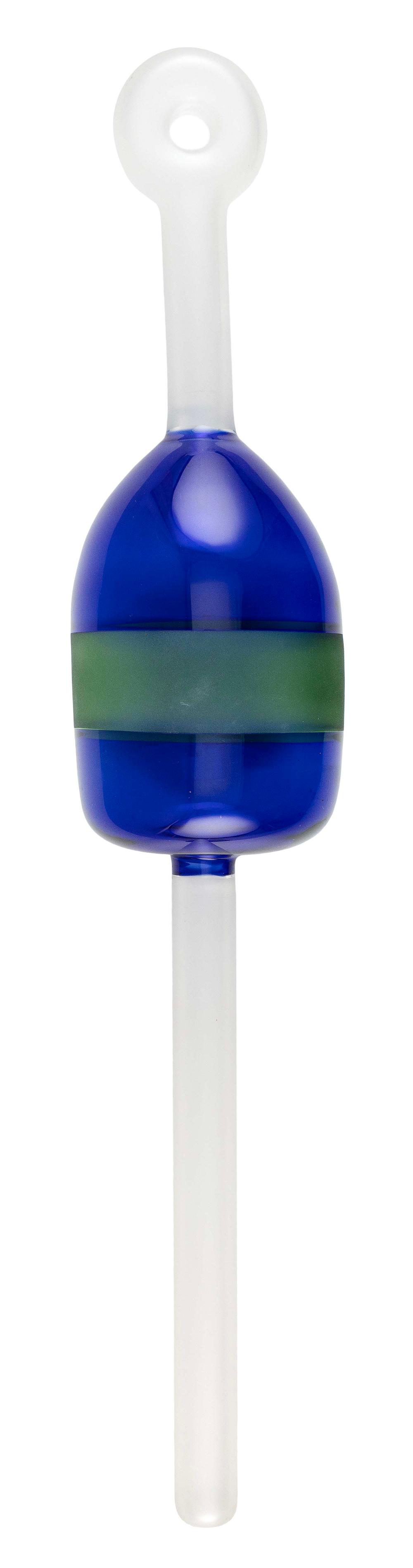 Appraisal: GLASS LOBSTER BUOY SCULPTURE Contemporary Blue and green buoy and