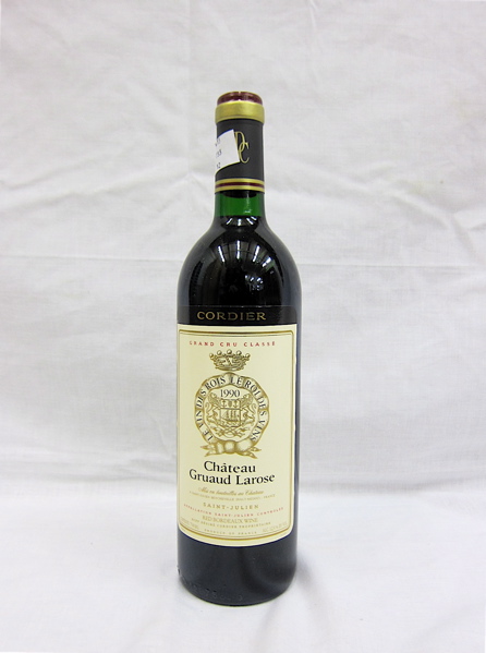 Appraisal: TWELVE BOTTLES VINTAGE FRENCH RED BORDEAUX Chateau Gruaud Larose Saint-Julien