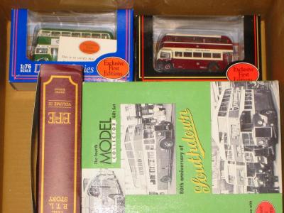 Appraisal: Six E F E bus models boxed E