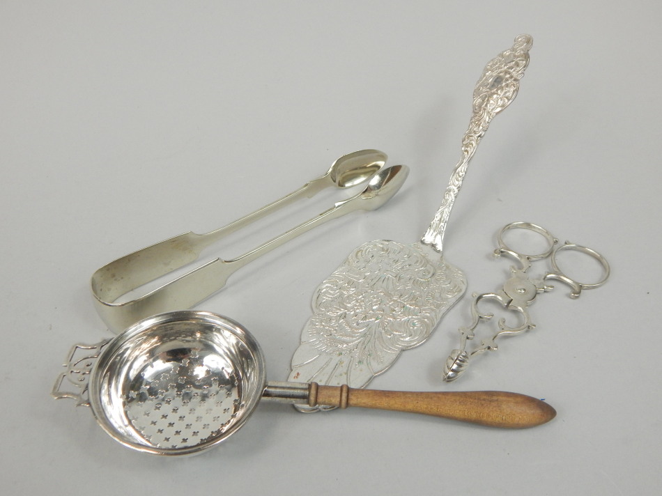 Appraisal: Various silver white metal etc to include a Dutch serving