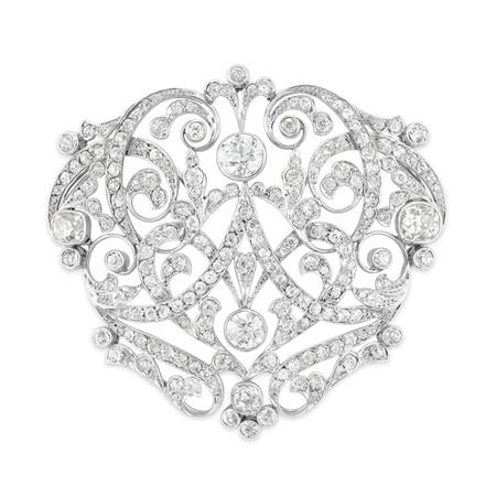 Appraisal: Belle Epoque Diamond Brooch Estimate -