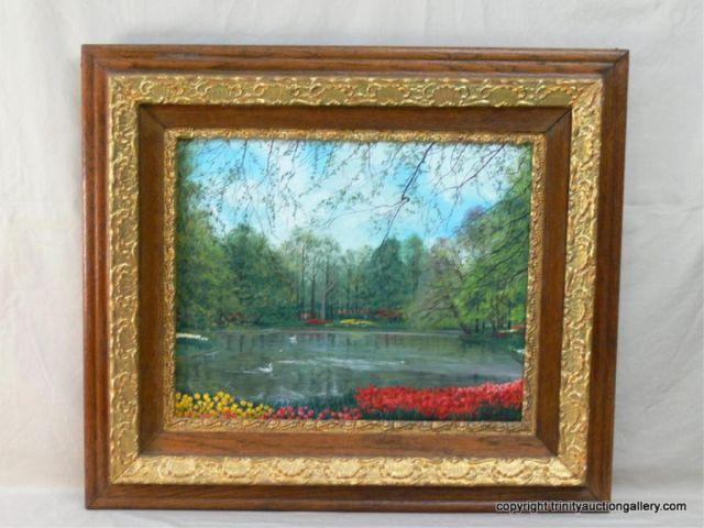 Appraisal: Oil Painting on Canvas Artist Signed Framed - Depicts a