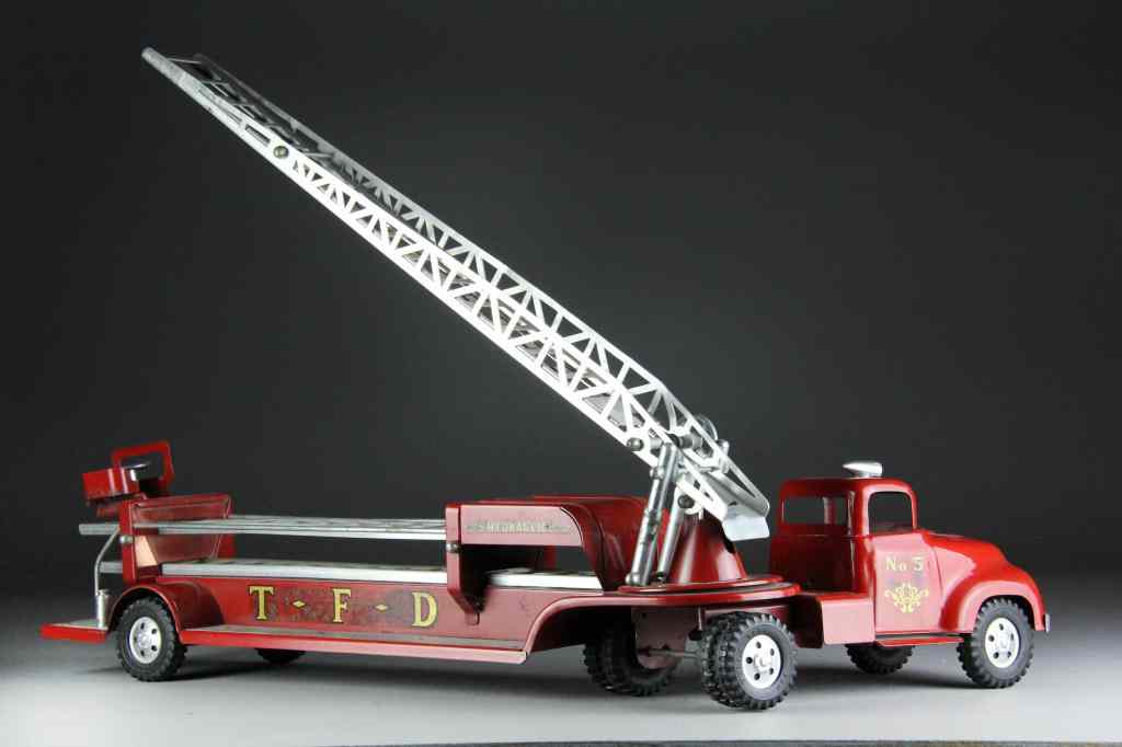 Appraisal: Antique Tonka Large Ladder Fire TruckA Tonka ladder fire truck