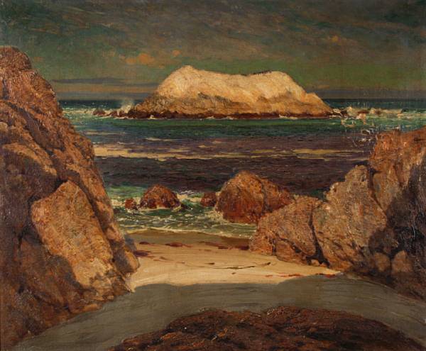 Appraisal: Richard Langtry Partington American - Cove along Rocky Shore unsigned