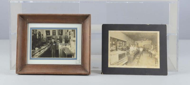 Appraisal: Lot Of Early th Century Shopkeepers Photos These early black