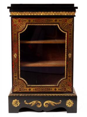 Appraisal: A th Century gilt metal mounted and ebonised Boulle pier