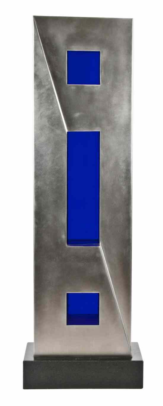 Appraisal: Arthur Silverman American th century Stainless Steel and Glass stainless