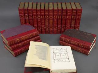 Appraisal: Twenty volume Morroco bound with deckle edge limited edition set