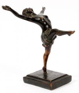 Appraisal: DOROTHY AARONS AMERICAN BRONZE FEMALE DANCER DOROTHY AARONS AMERICAN BRONZE