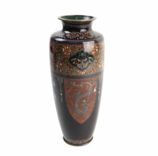 Appraisal: Cloisonne Vase Cloisonne vase H x D Minor scratches