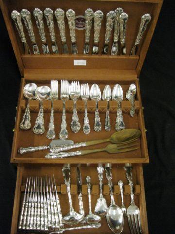 Appraisal: Sterling Flatware Strasbourg by Gorham service for with extras servers