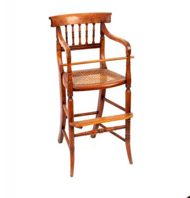 Appraisal: A Victorian child's beech framed highchair