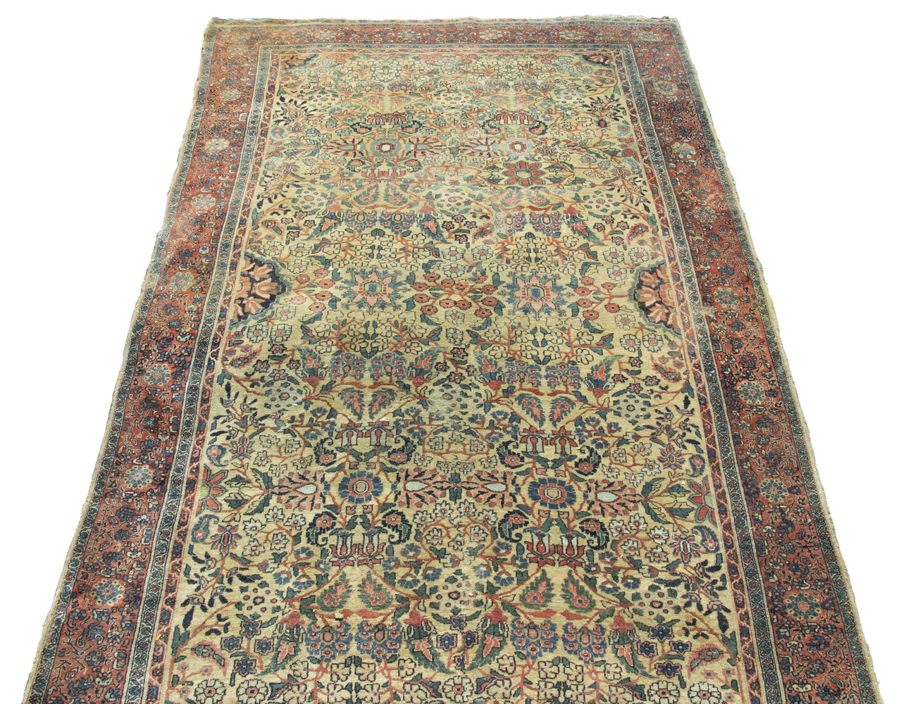 Appraisal: SAROUK CARPET ' X ' Sarouk carpet West Persia second