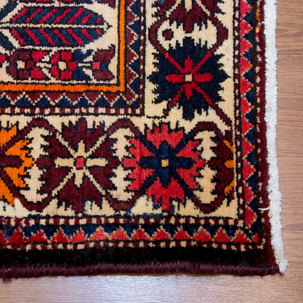 Appraisal: Persian Bahktiari Rug approx X Iran circa Condition Minimum wear