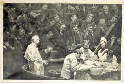 Appraisal: piece Photogravure on Tissue Paper Eakins Thomas The Agnew Clinic