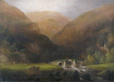 Appraisal: John Wallace Tucker - Fingle Bridge on the river Teign