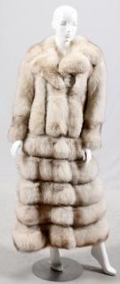 Appraisal: BLUE FOX COAT FOR CERESNIE AND OFFEN BLUE FOX COAT