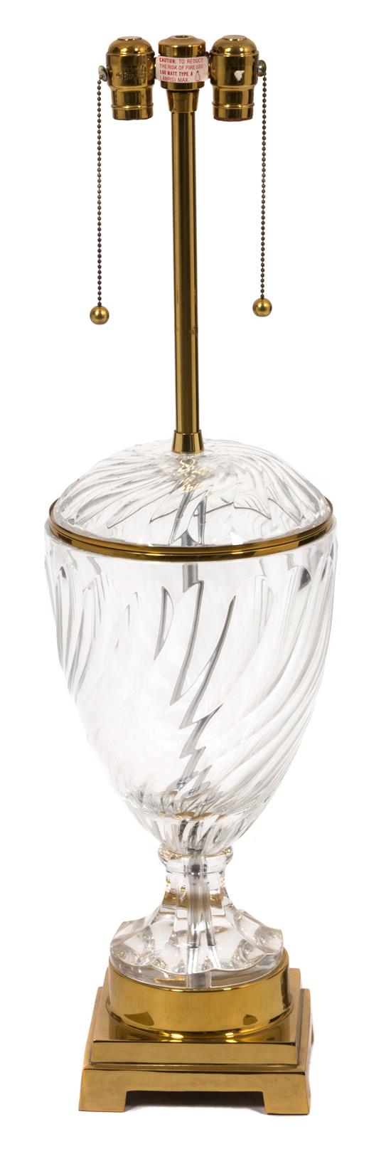 Appraisal: Sale Lot A Murano Glass Table Lamp th century by