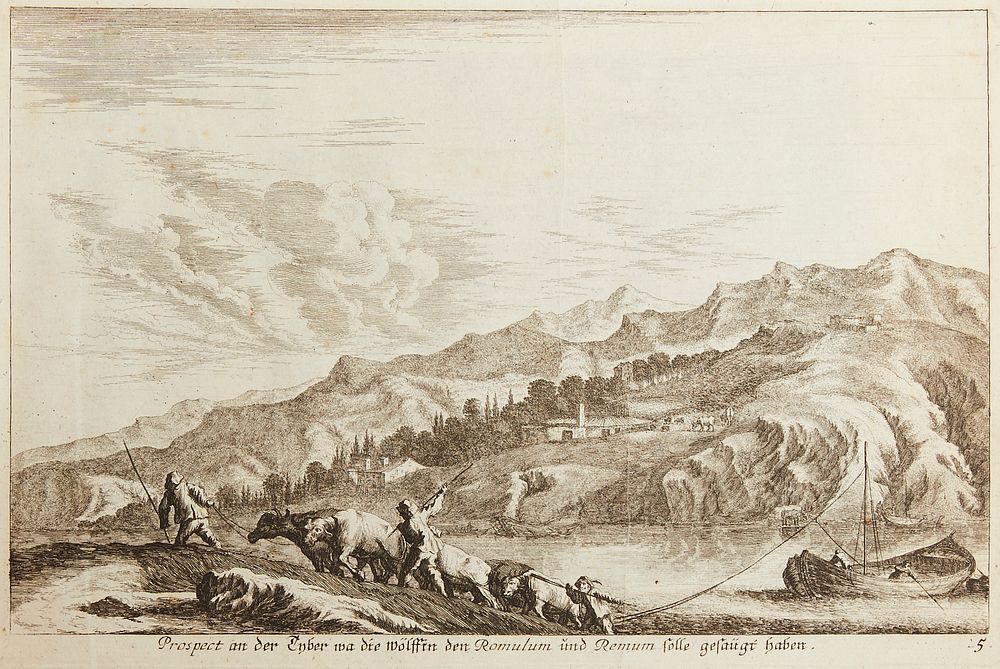 Appraisal: Beautiful Landscapes Melchior Kusel Johann Wilhelm Baur Engravings Beautiful Landscapes