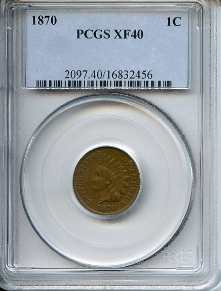 Appraisal: C XF PCGS A highly collectible example with medium brown