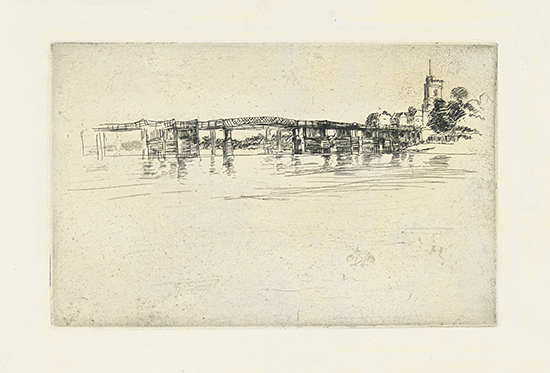 Appraisal: JAMES A M WHISTLER The Little Putney No Etching on