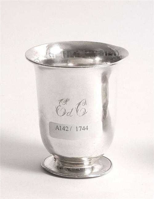 Appraisal: BEAKER Lausanne Circa Maker's mark Fr res G ly Smooth-sided