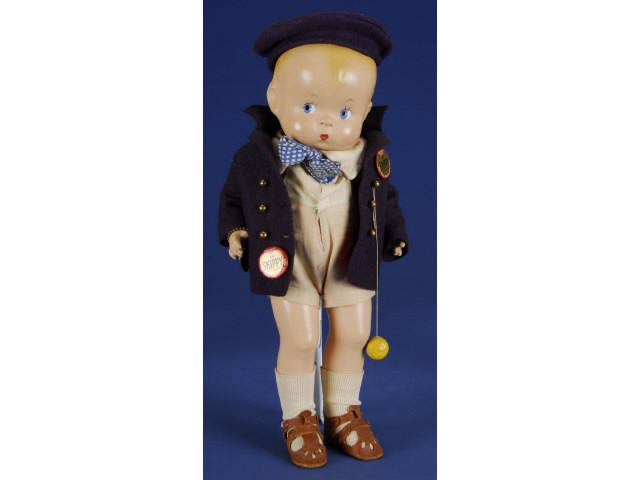 Appraisal: Effanbee Skippy Doll America ca all composition painted eyes blonde