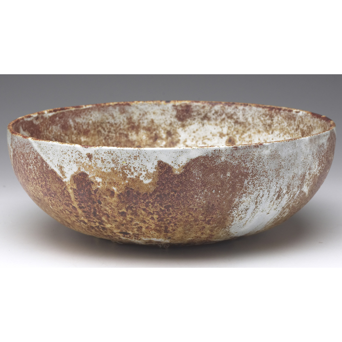 Appraisal: Polia Pillin bowl large broad form covered with a multi-toned