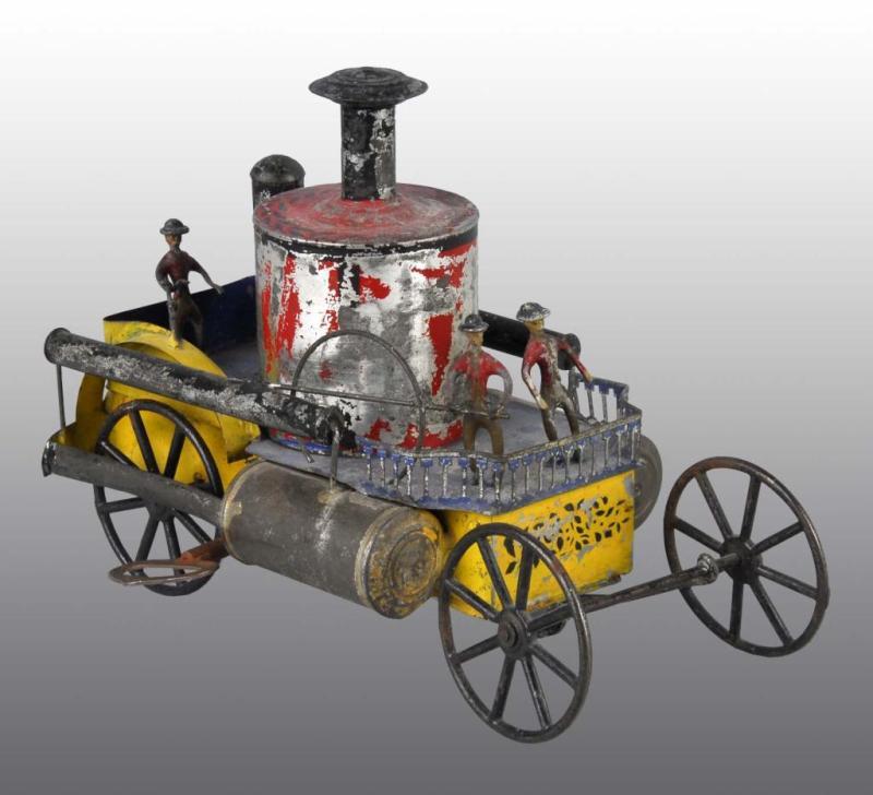 Appraisal: George Brown Clockwork Fire Pumper Toy Description This engine is