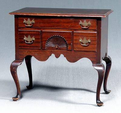 Appraisal: Colonial Revival dressing table mahogany with white pine and poplar