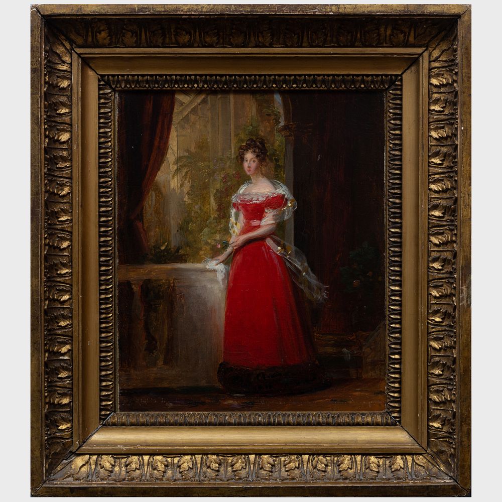 Appraisal: Circle of Francois Baron Gerard - Lady in Red on