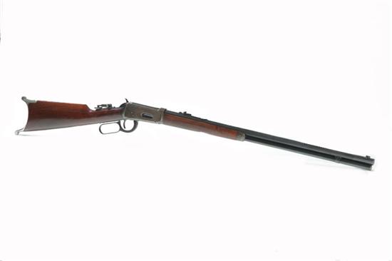 Appraisal: WINCHESTER MODEL LEVER-ACTION RIFLE W C F caliber ''octagonal barrel