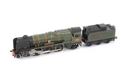 Appraisal: Hornby Dublo -rail unboxed - - BR green West Country