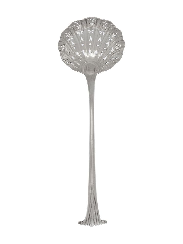 Appraisal: A George III Silver Pierced Serving Ladle A George III